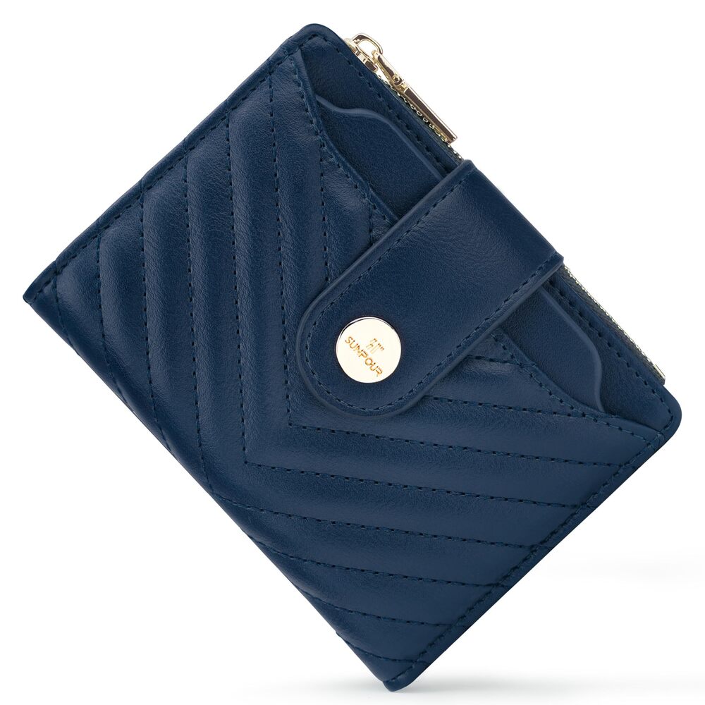 8520 Small Wallet,Slim Bifold Leather Wallet RFID Card Holder Compact